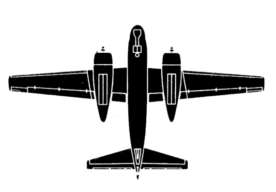 Самолет Grumman TF-1 Trader - чертежи, габариты, рисунки
