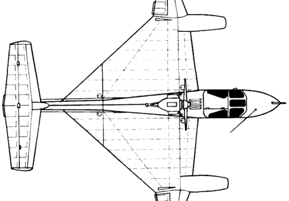 Aircraft Grunin Eska (effet de sol) - drawings, dimensions, figures