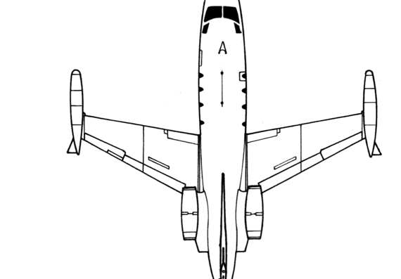 HFB-320 Hansa Jet - drawings, dimensions, figures