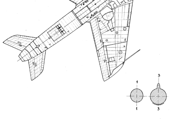 Самолет Hawker Hunter F.Mk.5 - чертежи, габариты, рисунки