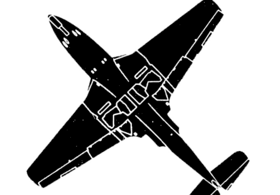 Самолет Hawker Seahawk - чертежи, габариты, рисунки