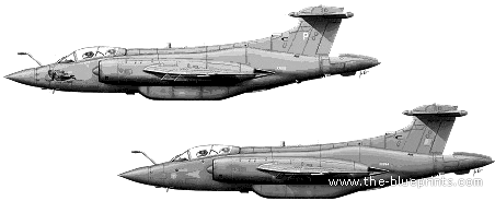 Hawker Siddeley Buccaneer S.Mk.2B - drawings, dimensions, figures
