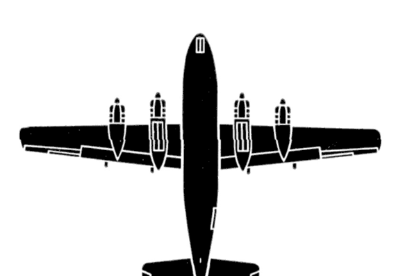 Herald aircraft - drawings, dimensions, figures