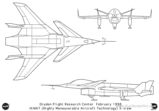 Aircraft Himat - drawings, dimensions, figures