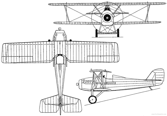 Самолет Hispano-Suiza Barron (Spain) (1919) - чертежи, габариты, рисунки