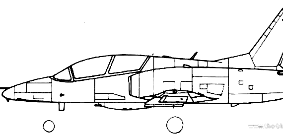 Самолет Hongdu JL-8 - чертежи, габариты, рисунки