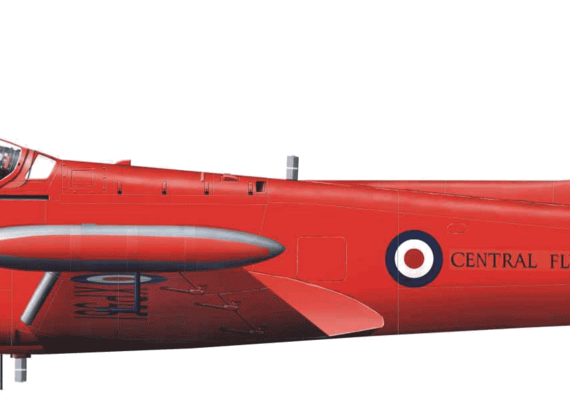 Hunting Percival Jet Provost T.3 - drawings, dimensions, figures
