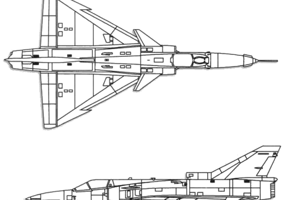 Самолет IAI Cfir C7 - чертежи, габариты, рисунки