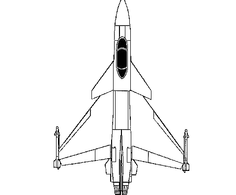 Самолет IAI Lavi 1 Seat - чертежи, габариты, рисунки