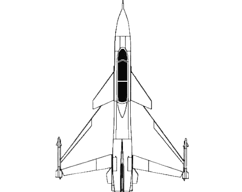 IAI Lavi 2 Seat aircraft - drawings, dimensions, figures