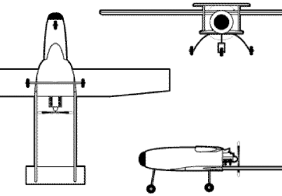 Самолет IAT MK-105 Flash - чертежи, габариты, рисунки
