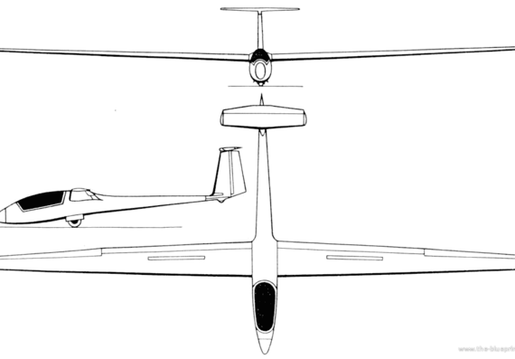 ICAer IS-29D aircraft - drawings, dimensions, figures