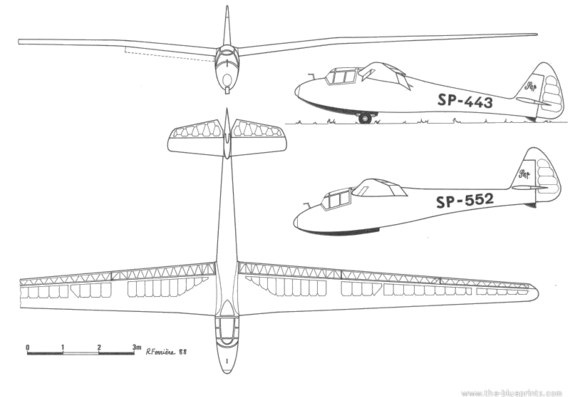 IS-1 Sep aircraft - drawings, dimensions, figures
