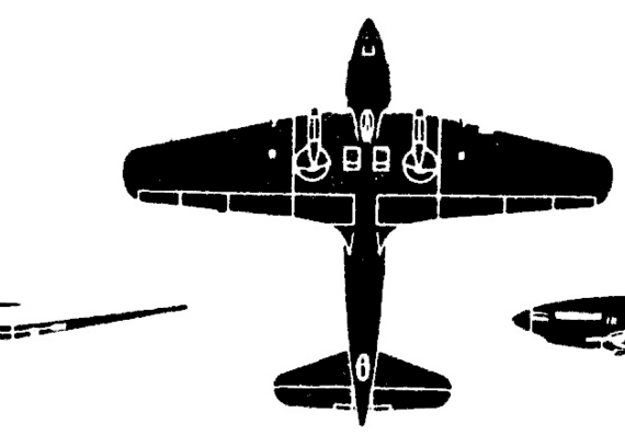 Самолет Илюшин Il-10 Beast - чертежи, габариты, рисунки