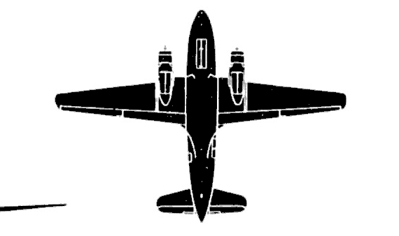 Самолет Илюшин Il-12 Coach - чертежи, габариты, рисунки