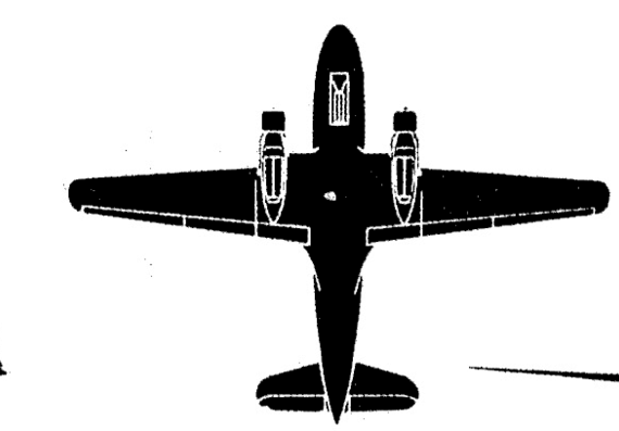 Самолет Илюшин Il-12 Codeh - чертежи, габариты, рисунки