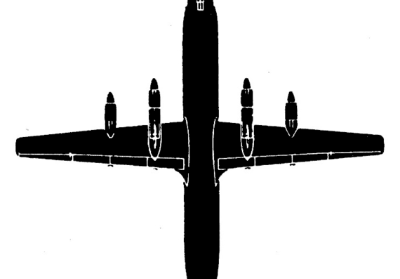 Самолет Илюшин Il-18 Moskwa - чертежи, габариты, рисунки