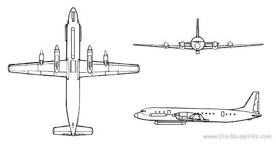 Aircraft Ilyushin IL-2G Coot A - drawings, dimensions, figures
