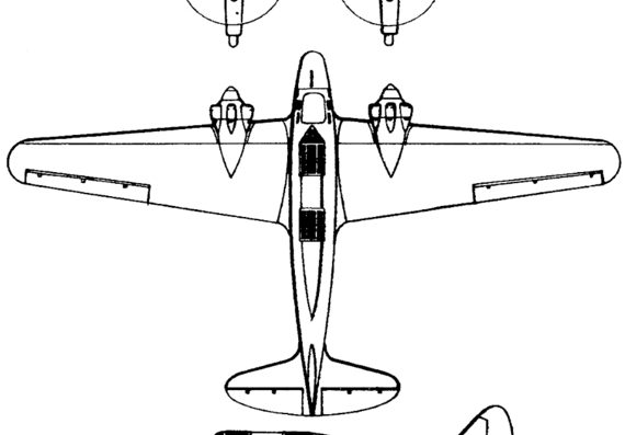 Самолет Institut Aero Kazan KAI-3 - чертежи, габариты, рисунки