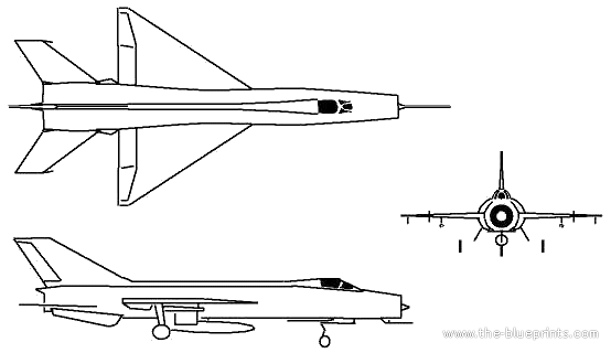 Jian J8 aircraft - drawings, dimensions, figures