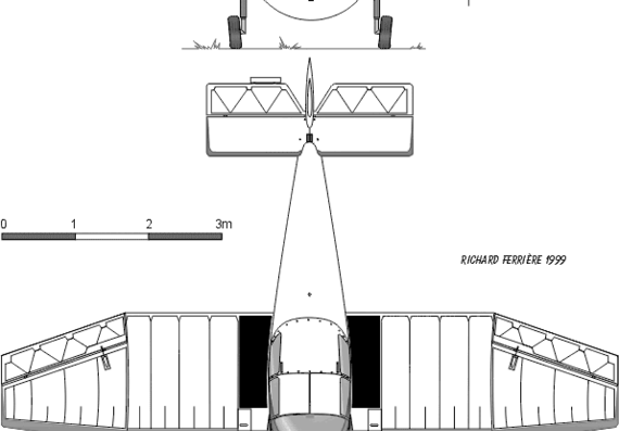 Jodel D-112 aircraft - drawings, dimensions, figures