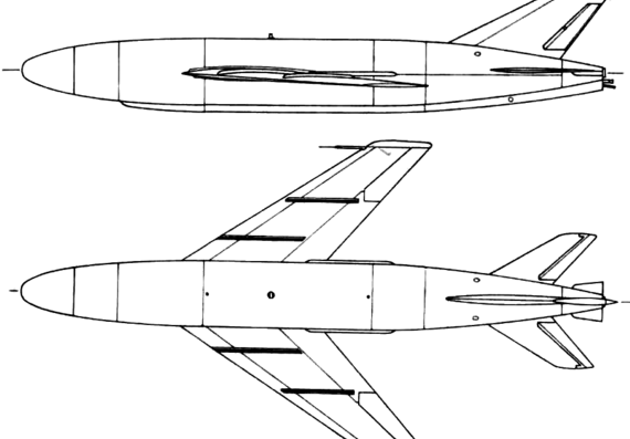 Самолет KSR-2 Kelt - чертежи, габариты, рисунки