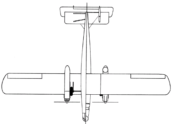 Самолет Keystone XB-1 Super Cyclops (USA) (1928) - чертежи, габариты, рисунки