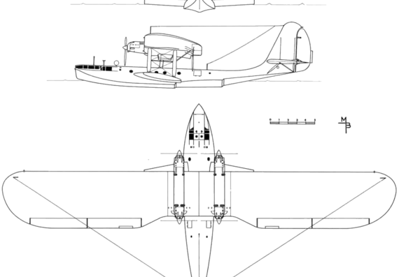 Latecoere 301 aircraft - drawings, dimensions, figures