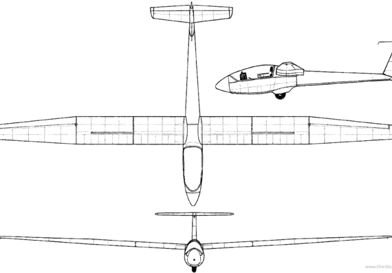 Самолет Let L-33 Solo - чертежи, габариты, рисунки