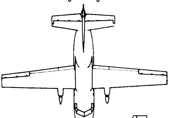 Самолет Let L-410 Turbolet (Czech) (1969) - чертежи, габариты, рисунки