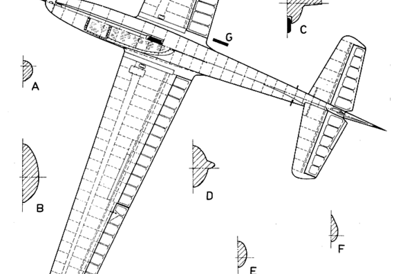 Самолет Letov LF-107 Lunak - чертежи, габариты, рисунки