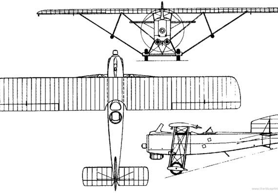 Самолет Liore-Olivier LeO 8 (France) (1923) - чертежи, габариты, рисунки