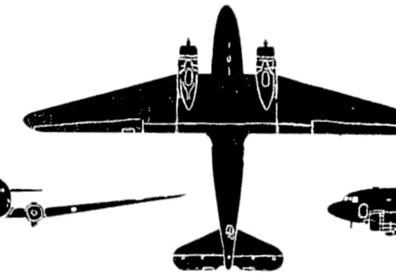 Самолет Lisitsin LI 2 CAB - чертежи, габариты, рисунки
