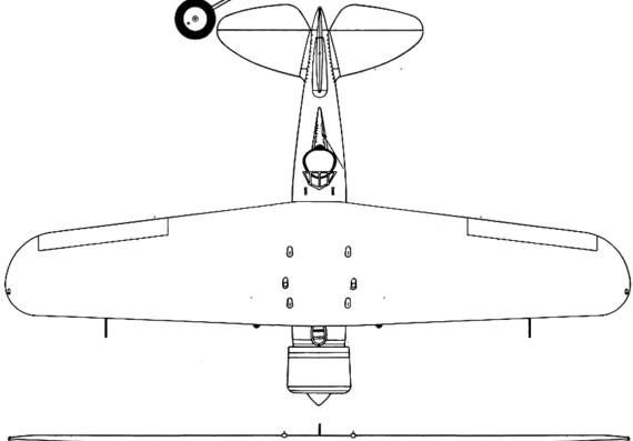 Самолет Lockheed Air Express - чертежи, габариты, рисунки