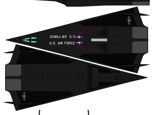 Самолет Lockheed Archangel A-8 arrow - чертежи, габариты, рисунки