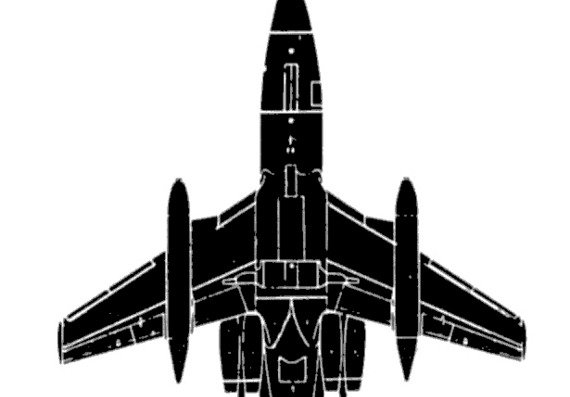 Самолет Lockheed Jetstar - чертежи, габариты, рисунки