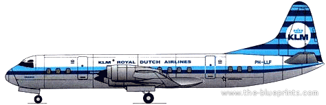 Самолет Lockheed L-188A Electra - чертежи, габариты, рисунки