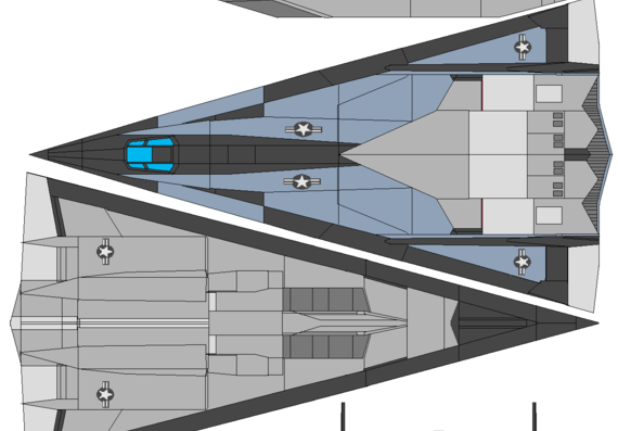 Самолет Lockheed XR-7A Thunderdart - чертежи, габариты, рисунки