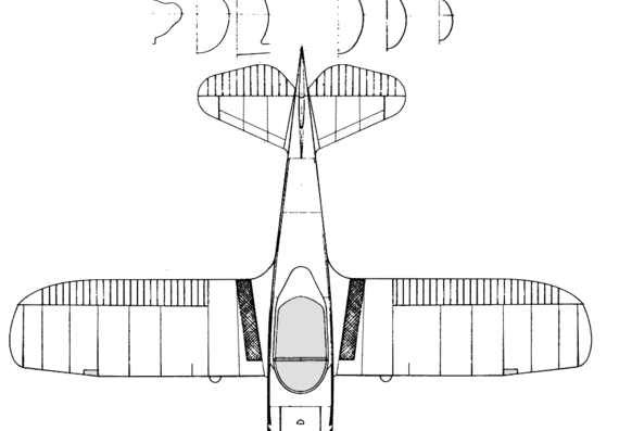 Самолет Luscombe 10 - чертежи, габариты, рисунки