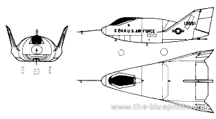 Martin-Marietta X-24A aircraft - drawings, dimensions, figures
