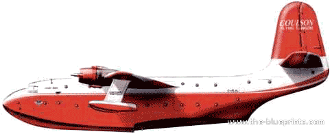 Самолет Martin JRM-3 Coulson Flying Tankers - чертежи, габариты, рисунки