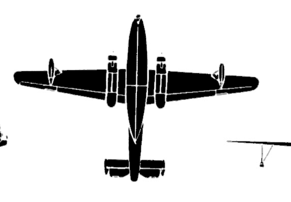Самолет Martin PBM 5A Mariner - чертежи, габариты, рисунки