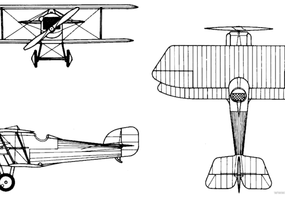 Martinsyde Semiquaver aircraft - drawings, dimensions, figures