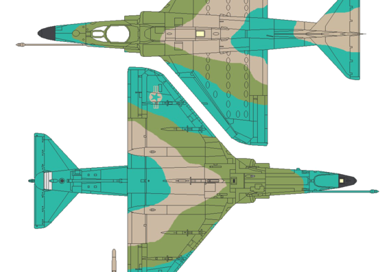 Aircraft McDonnell-Douglas A-4F Skyhawk - drawings, dimensions, figures