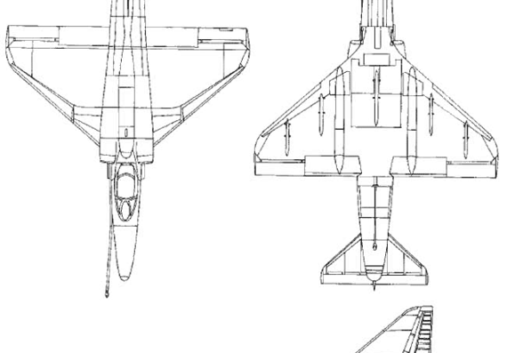 Aircraft McDonnell Douglas A-4N Skyhawk II - drawings, dimensions, figures