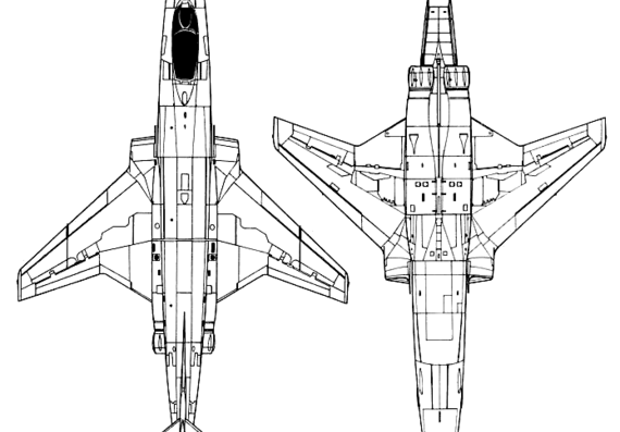 Aircraft McDonnell Douglas F-101 Voodoo - drawings, dimensions, figures