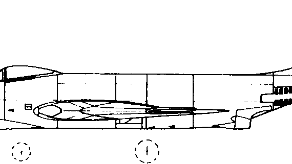 Самолет McDonnell XF-88B (USA) (1953) - чертежи, габариты, рисунки