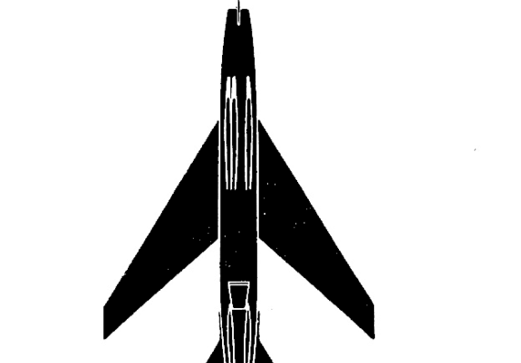 Самолет МИГ-21 Faceplate - чертежи, габариты, рисунки