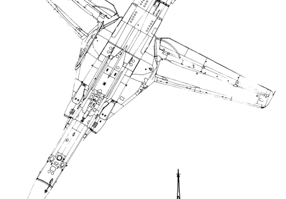 Самолет МИГ-23S - чертежи, габариты, рисунки