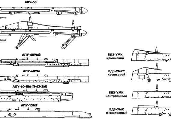 Самолет МИГ-27 - чертежи, габариты, рисунки